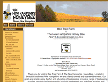 Tablet Screenshot of nhhoneybee.com